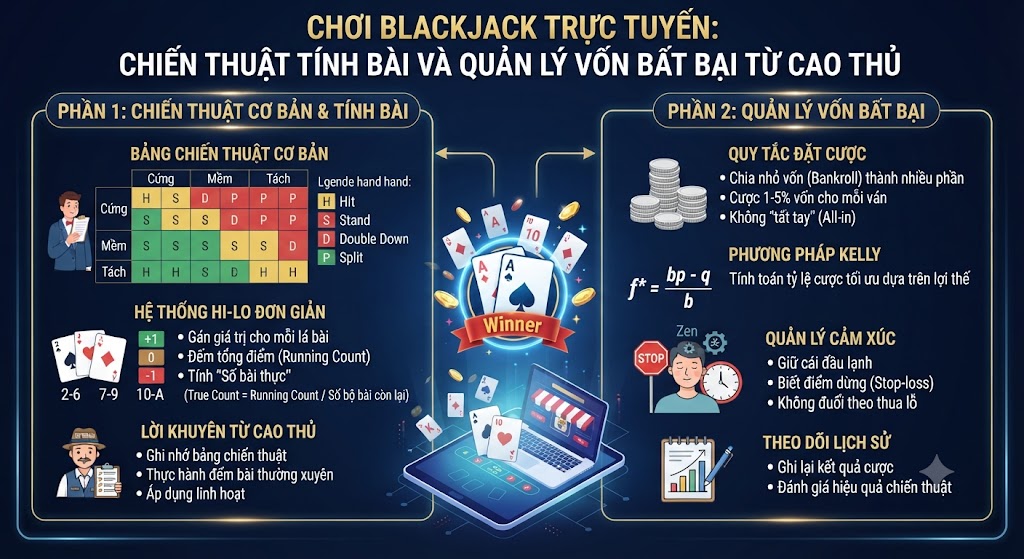 chơi blackjack trực tuyến